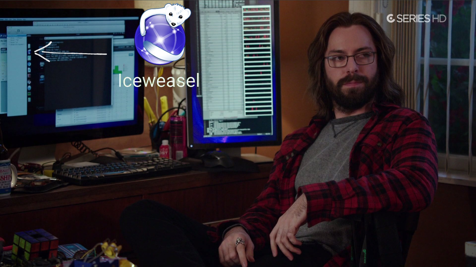 Adnan Hodzic you notice that Gilfoyle from Silicon Valley uses Debian Linux on his workstation?