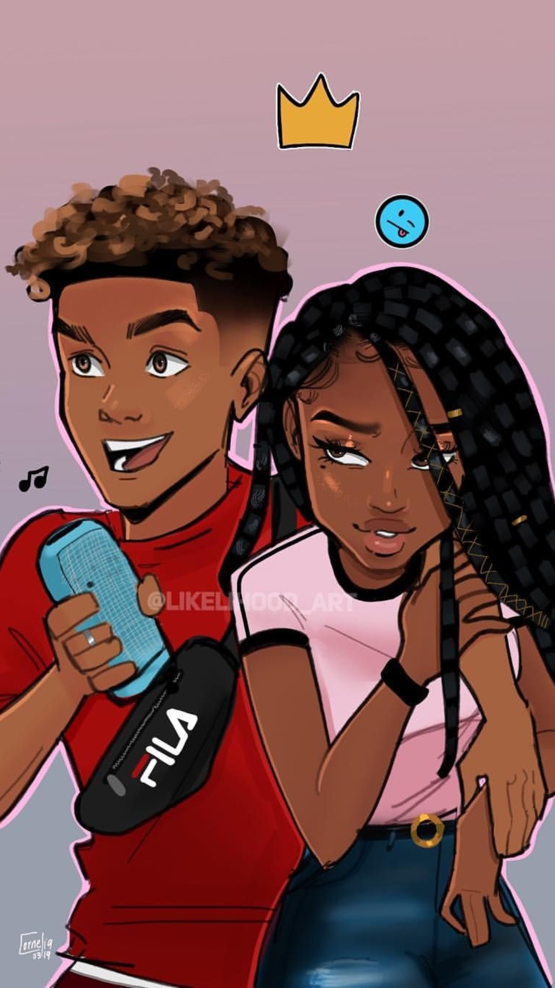 Drawing Black Girl Wallpapers Wallpaper Cave