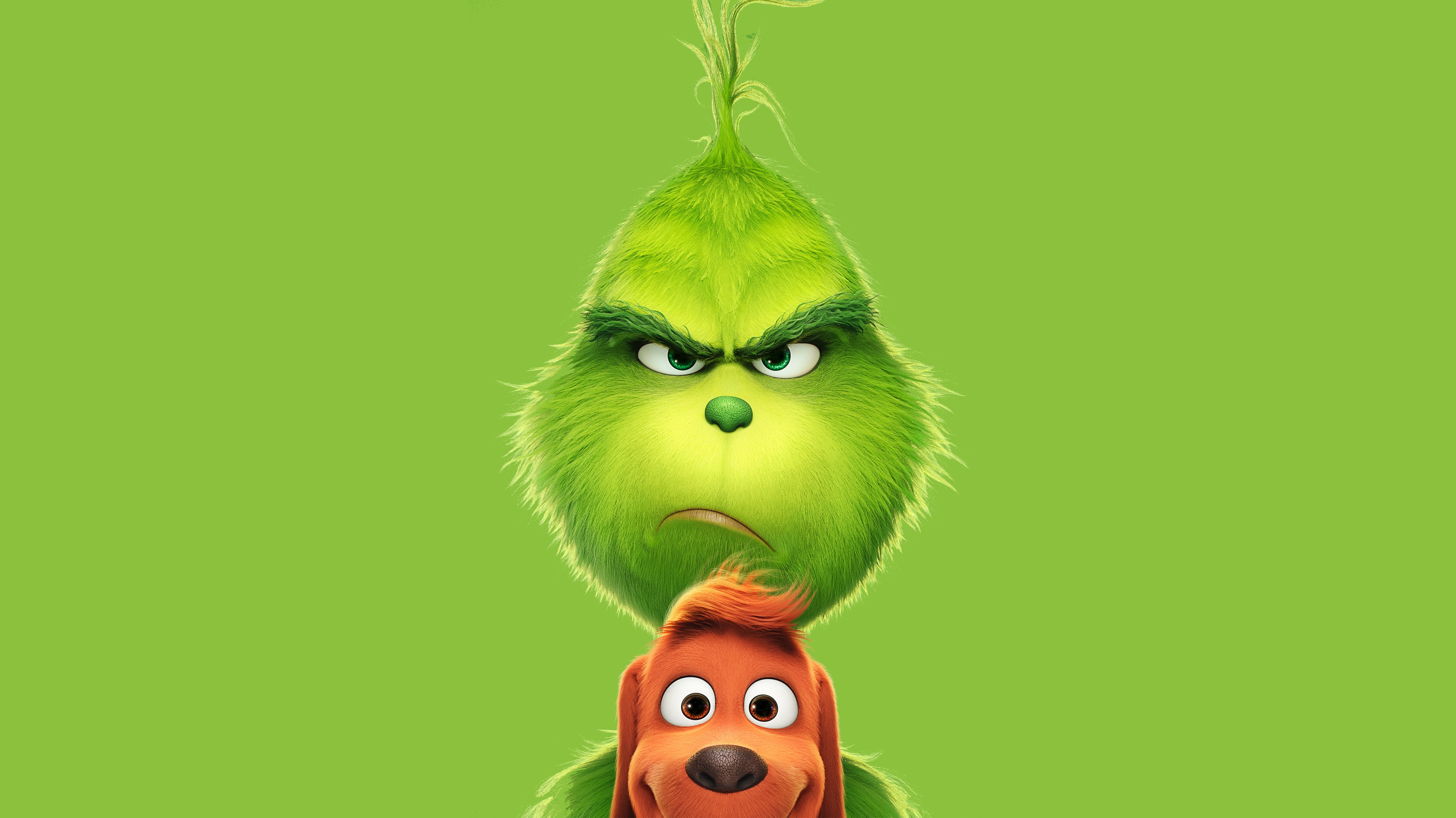 The Grinch Movie Animated film Wallpaper 5k Ultra HD