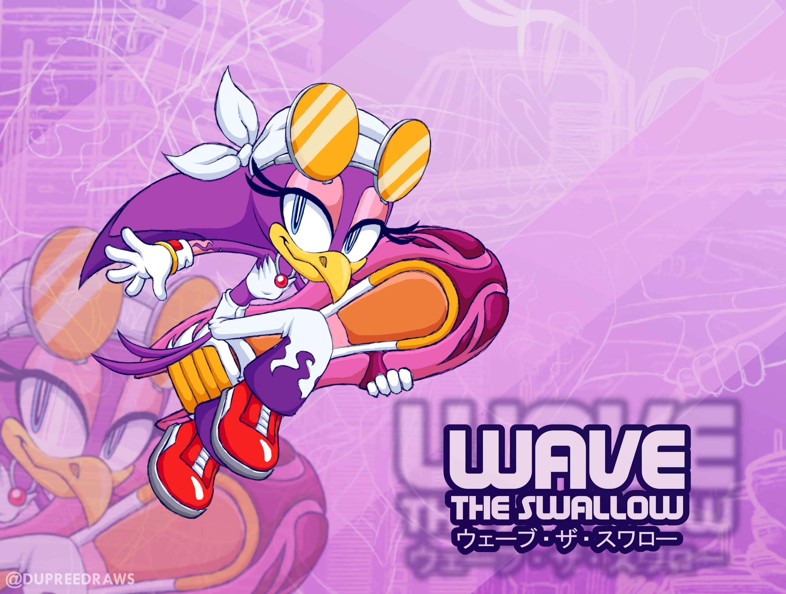 Wave The Swallow (Art By Me)