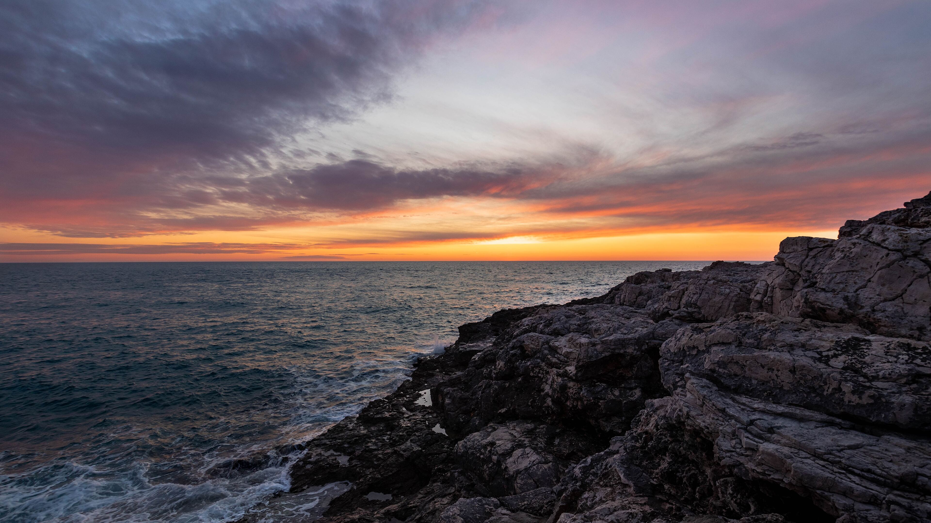 Coast at Pula Hrvatska Croatia 4K wallpaper