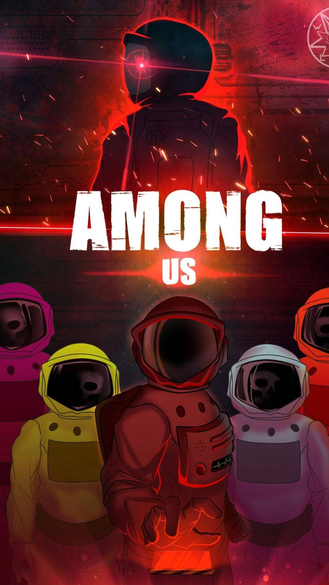 Download Cinematic Among Us iPhone Wallpaper