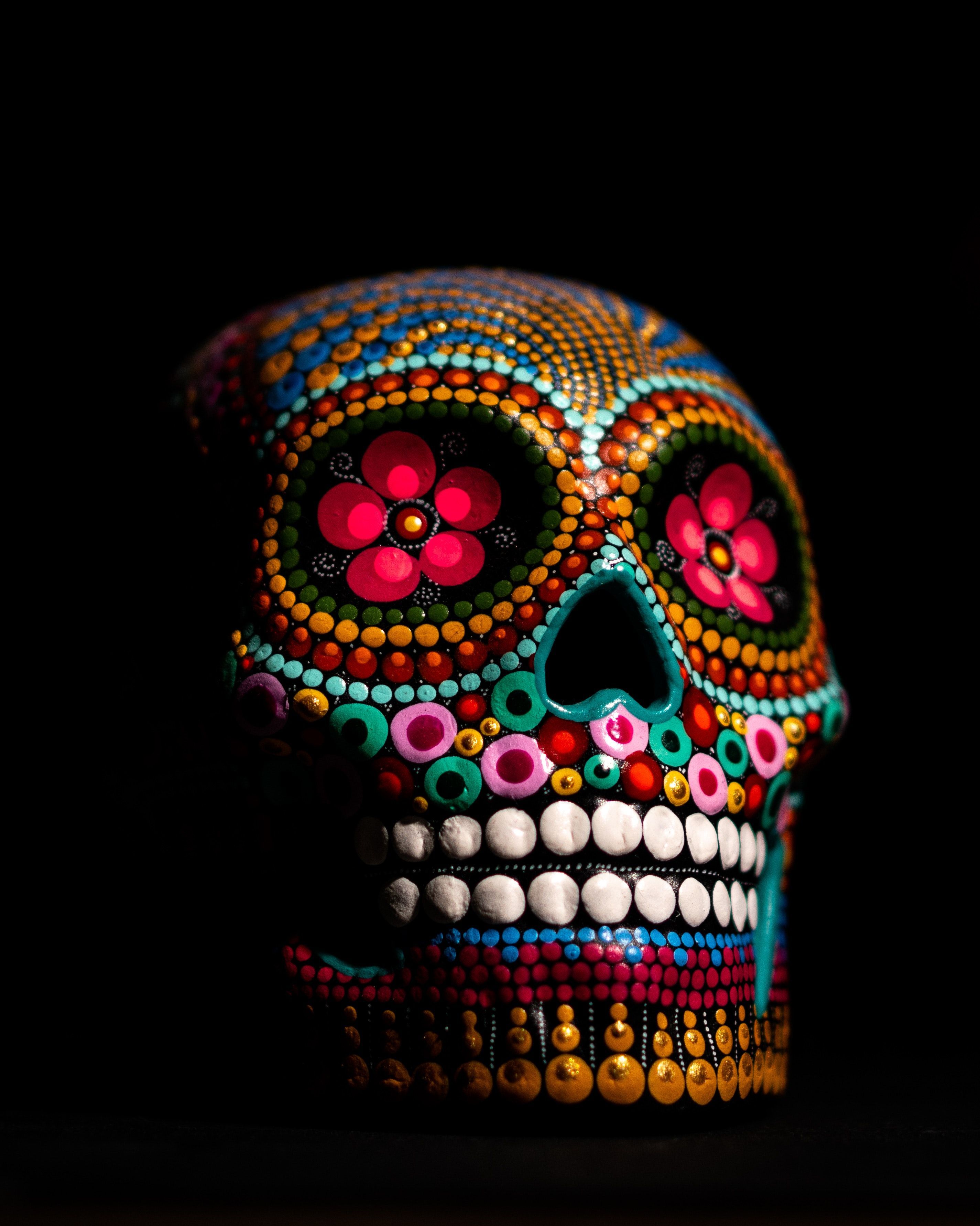 Rhinestone Skull Wallpaper