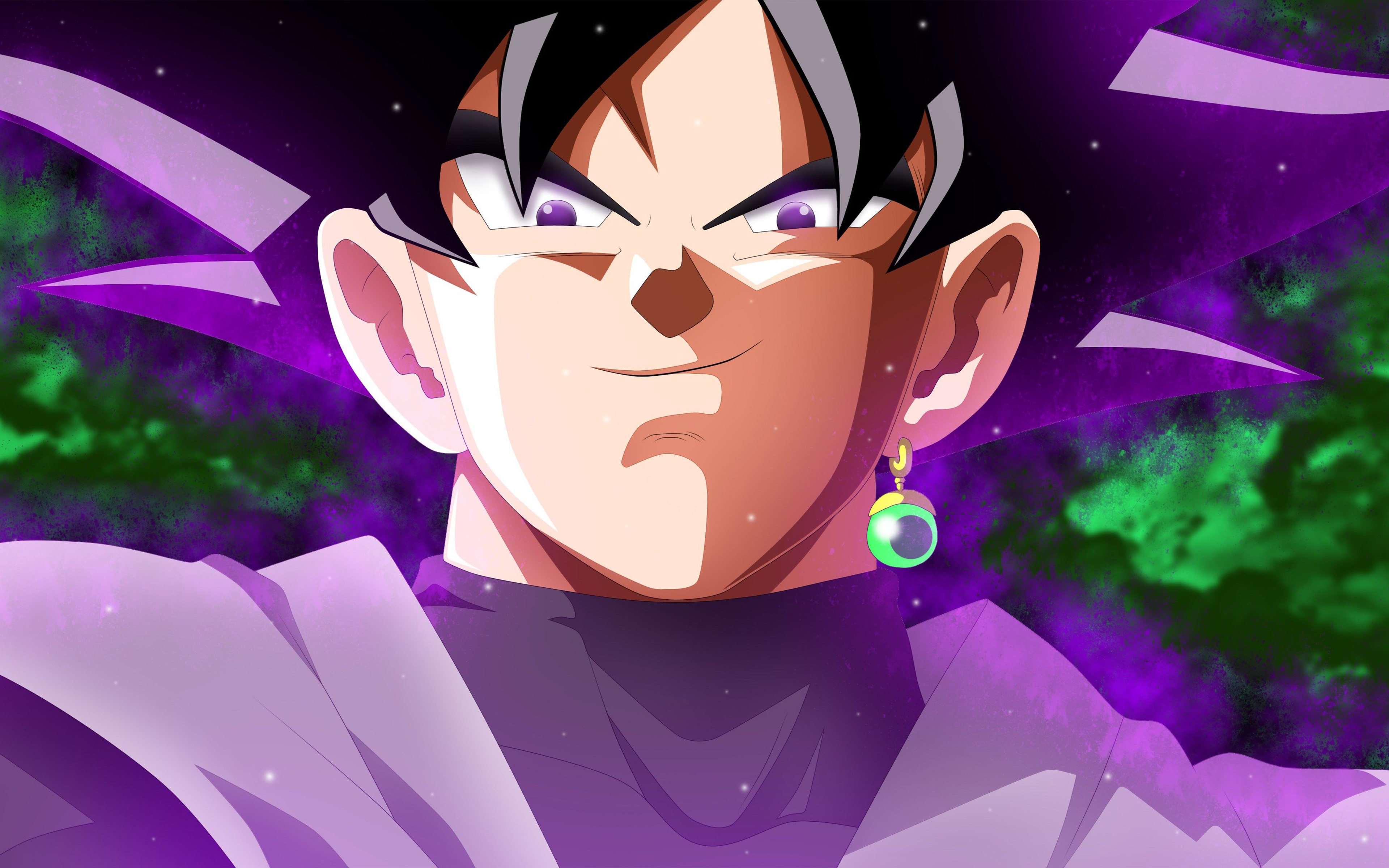 Download Wallpaper 4k, Goku Black, DBS, Manga, Close Up, Dragon Ball, Dragon Ball Super, Goku Burakku For Desktop With Resolution 3840x2400. High Quality HD Picture Wallpaper