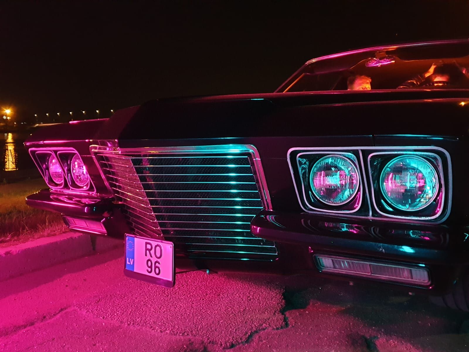 Retro Muscle Car Neon Wallpapers Wallpaper Cave