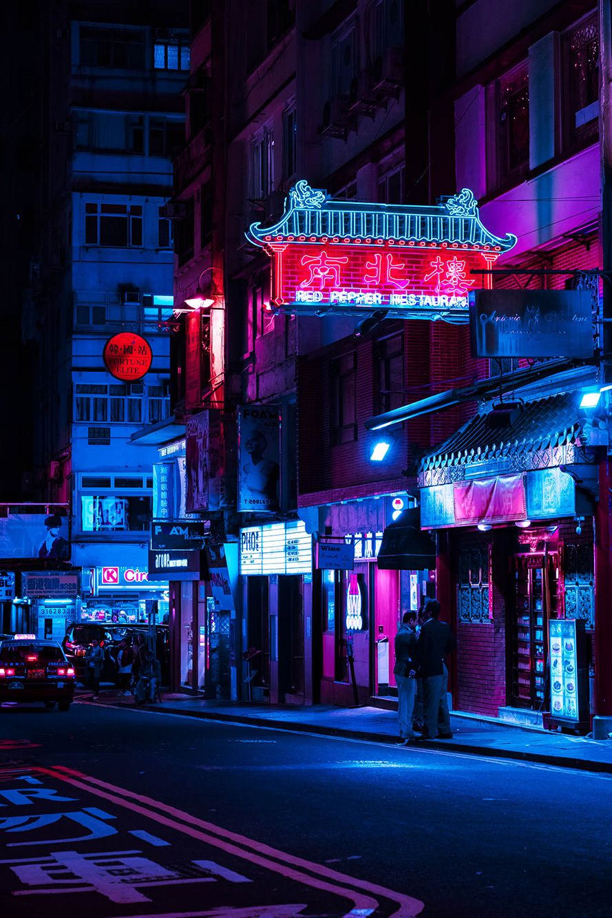 Neon City 1. Cyberpunk city, Cyberpunk aesthetic, Neon background