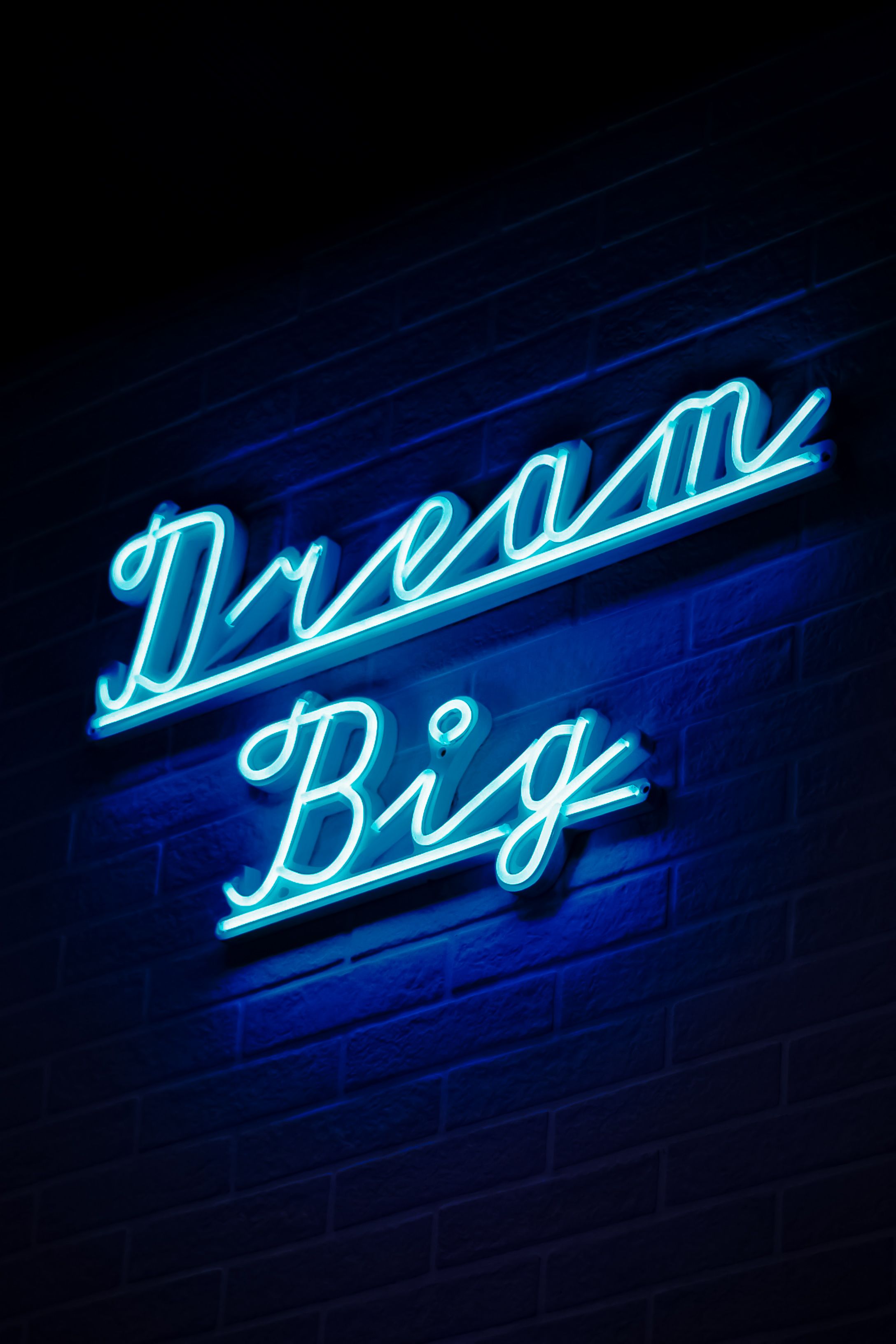 Dream Big. Neon wallpaper, Dream big, Neon signs