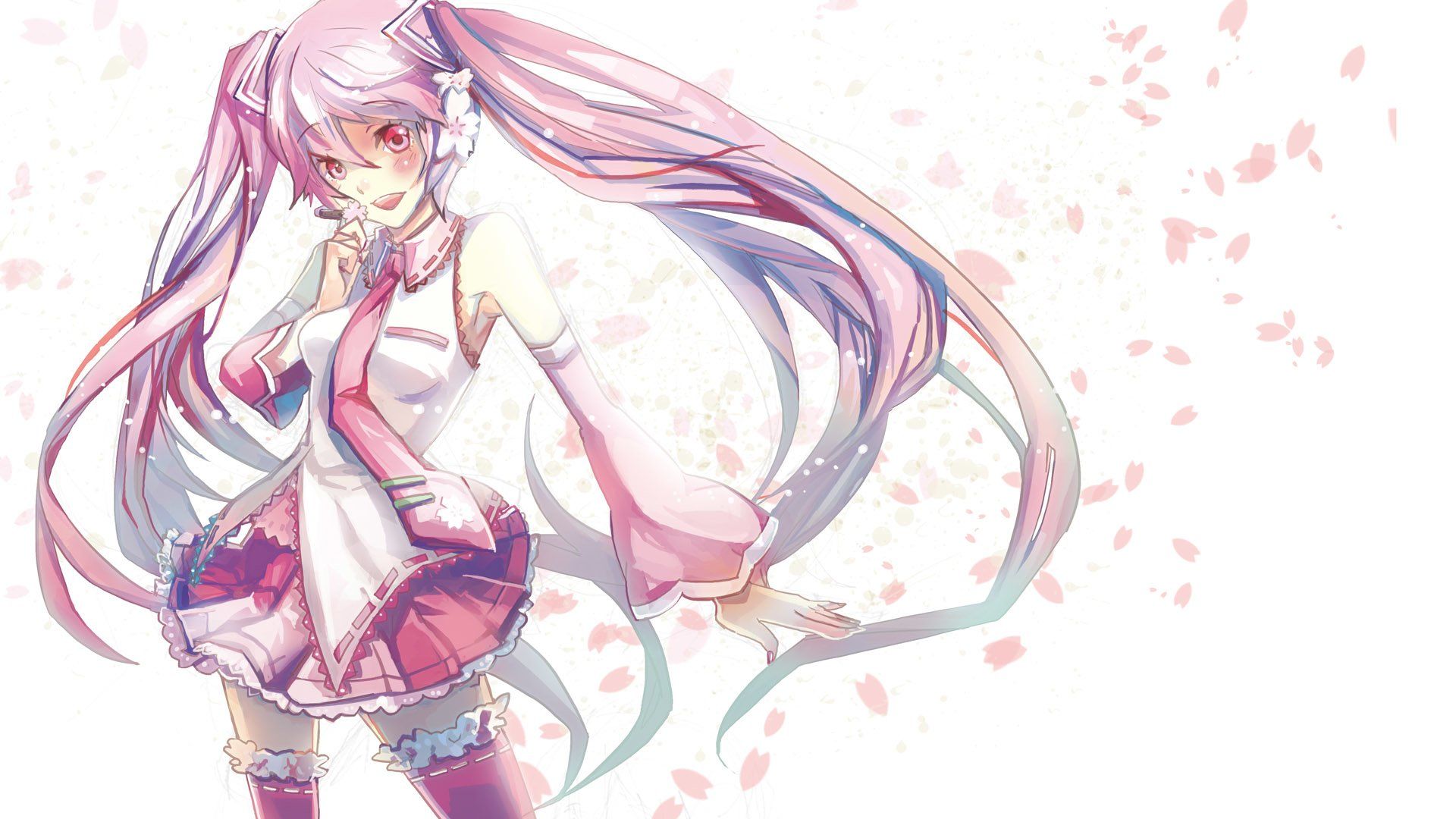 Pink Miku Wallpaper