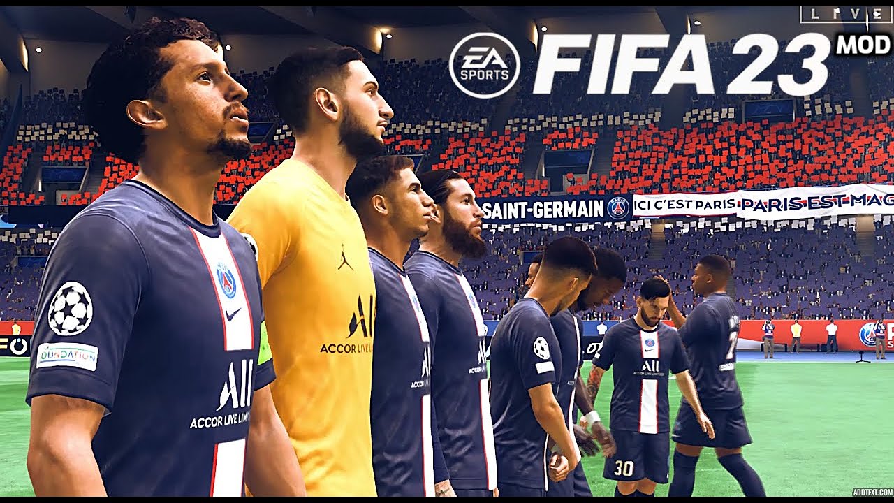 PSG vs MANCHESTER CITY FIFA 23 MOD PS5 Gameplay & Graphics Ultimate Difficulty