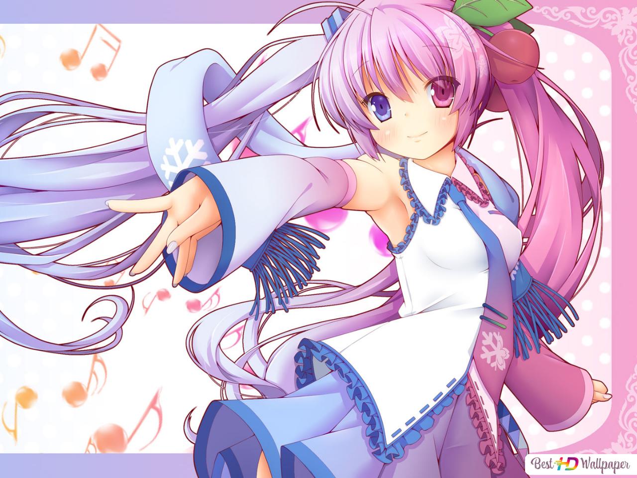 Sakura Miku HD wallpaper download