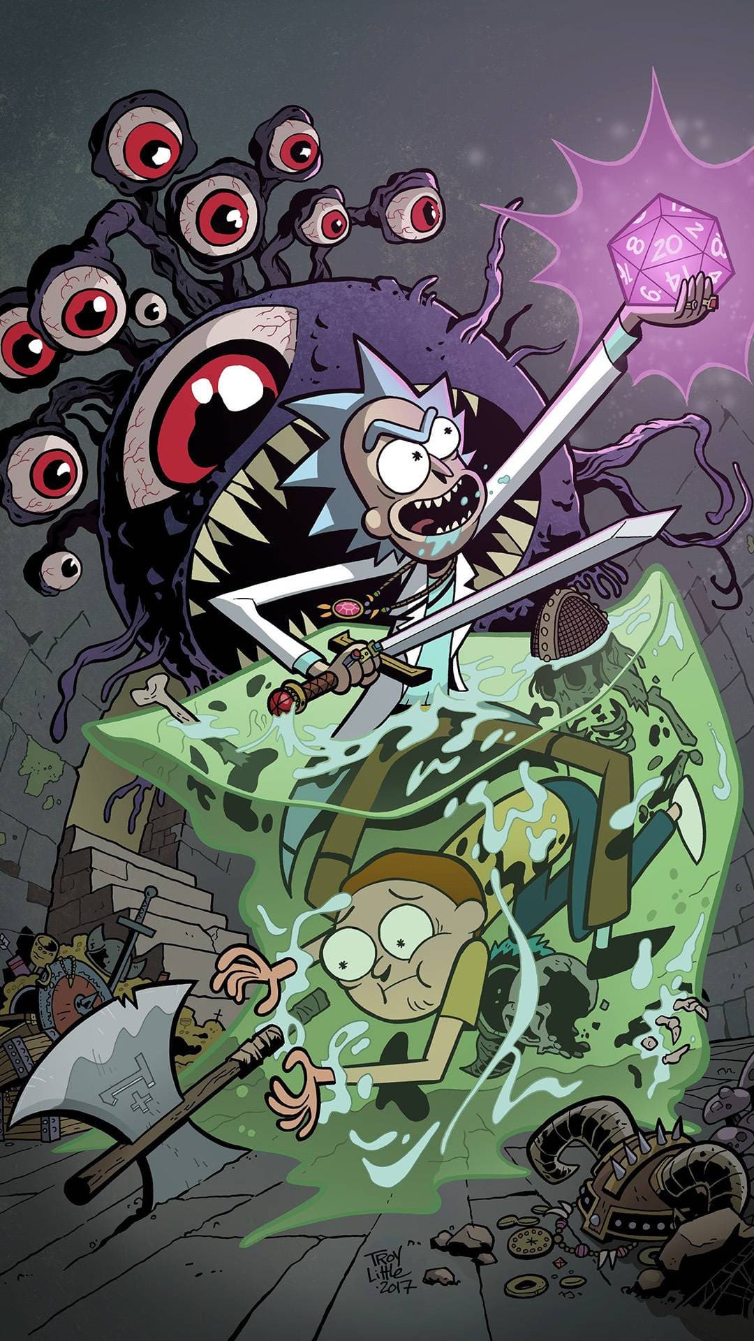 Best Rick and Morty iPhone Wallpaper