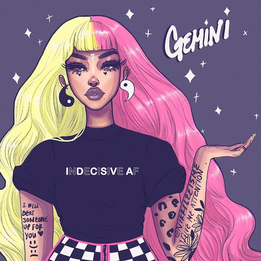 좋아요 6,204개, 댓글 169개의 Nikki Lee님: It's Gemini season & I just happen to be a Gemi. Black girl magic art, Black love art, Black girl art