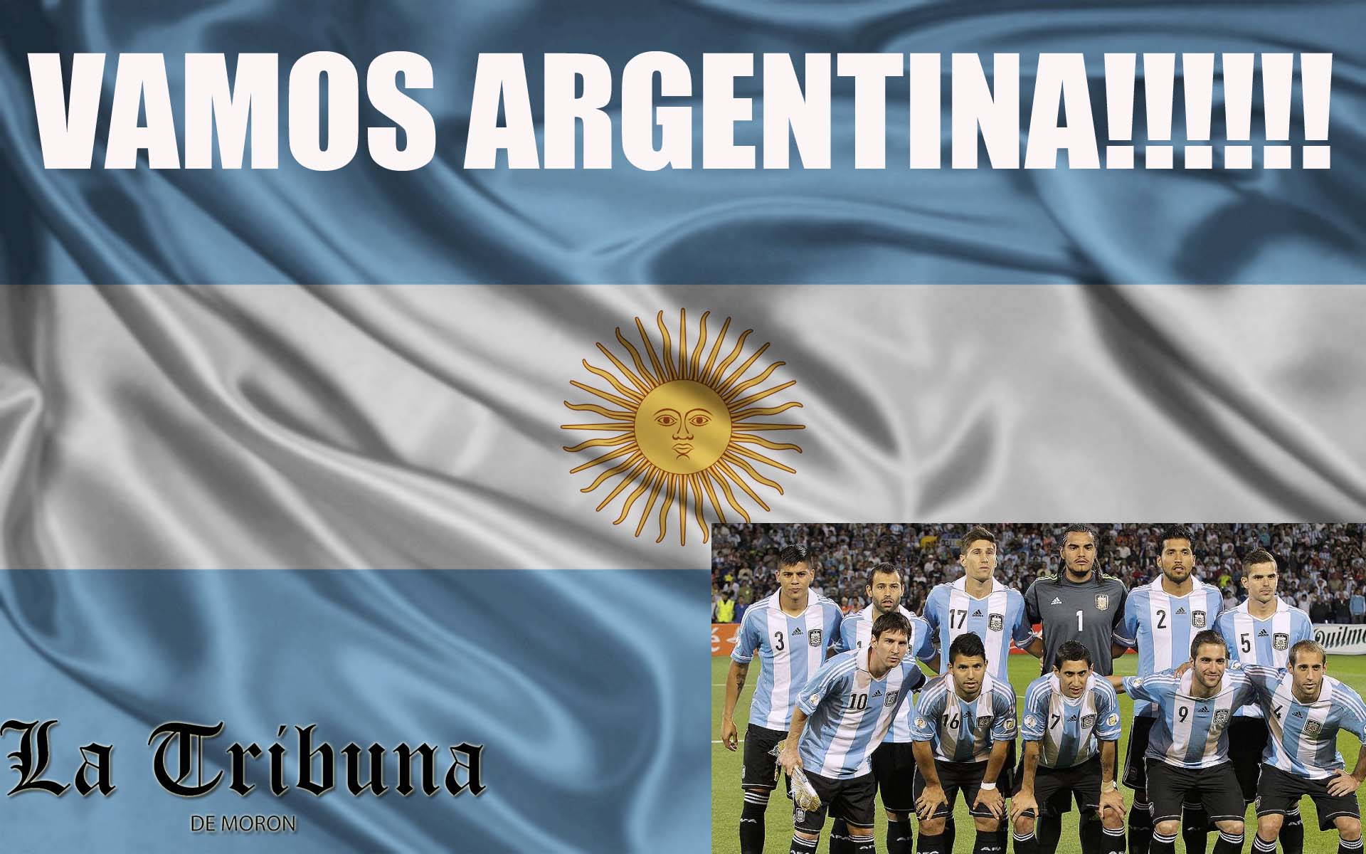 La tribuna. VAMOS ARGENTINA!!!