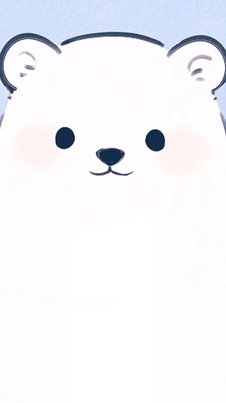 Polar Bear. Cute wallpaper, Wallpaper iphone cute, Christmas wallpaper iphone cute
