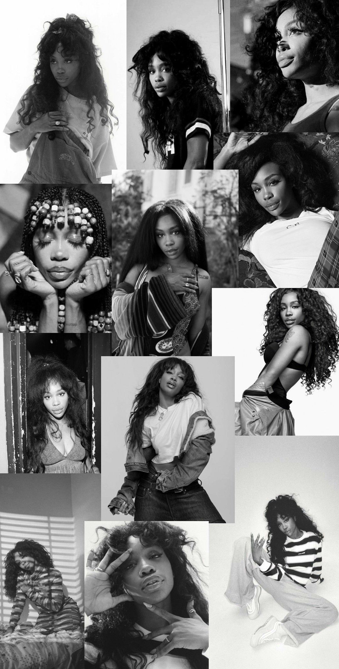 SZA black and white wallpaper. Black girl aesthetic, Black beauties, Black is beautiful