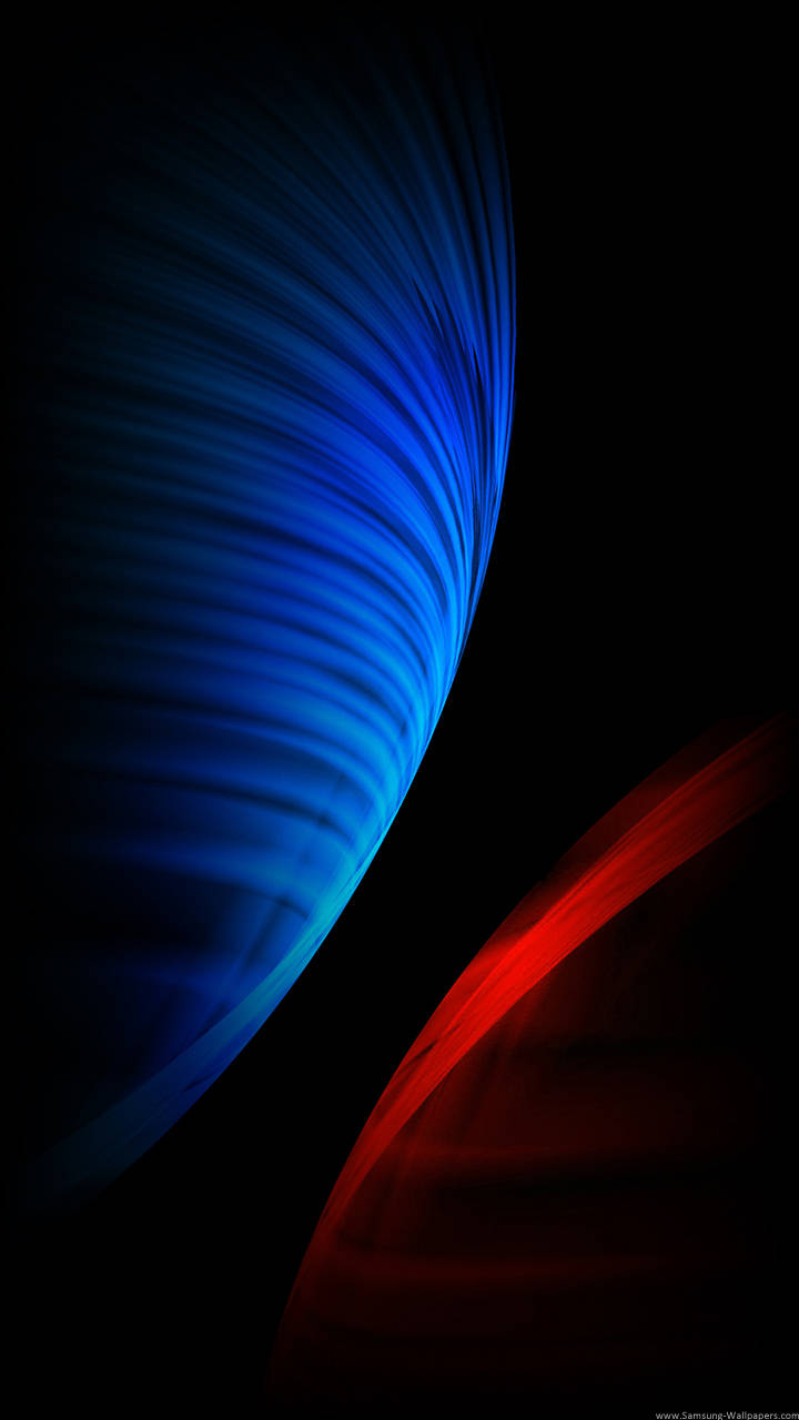 Download Red Blue Sphere Lock Screen Samsung Wallpaper