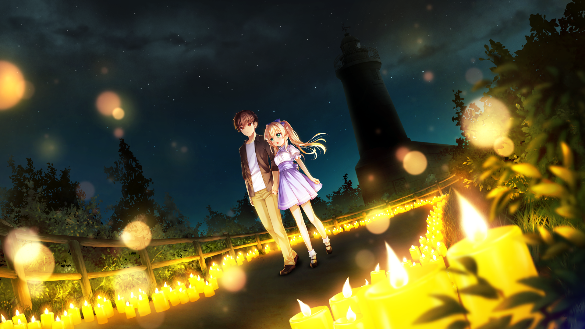 Anime Summer Pockets HD Wallpaper