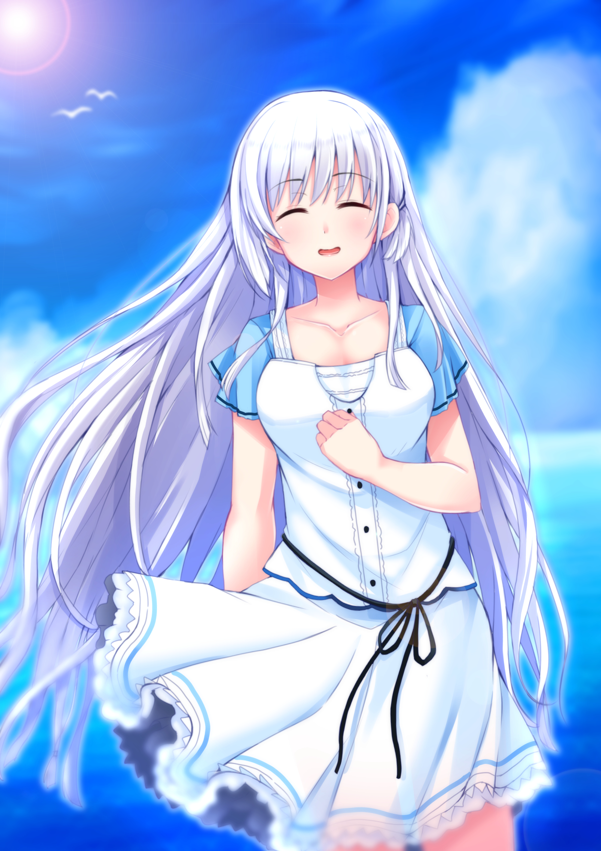 Naruse Shiroha Pockets Wallpaper by yunodon eco Anime Image Board