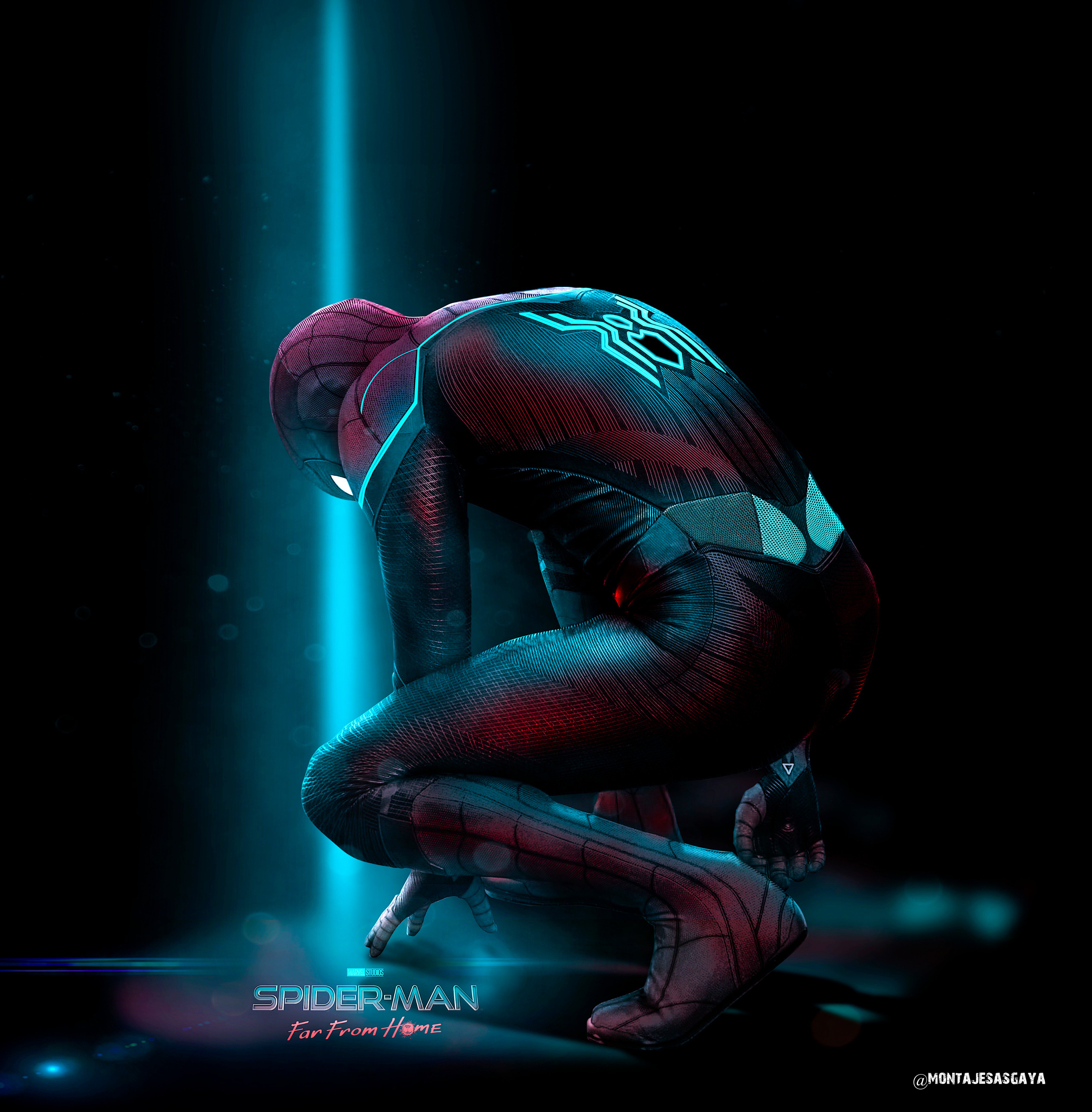 Montajes Asgaya ☄ SPIDERMAN FAR FROM HOME. #SpiderVerse #SpiderVerse #spiderman #fanart # wallpaper #Spiderman