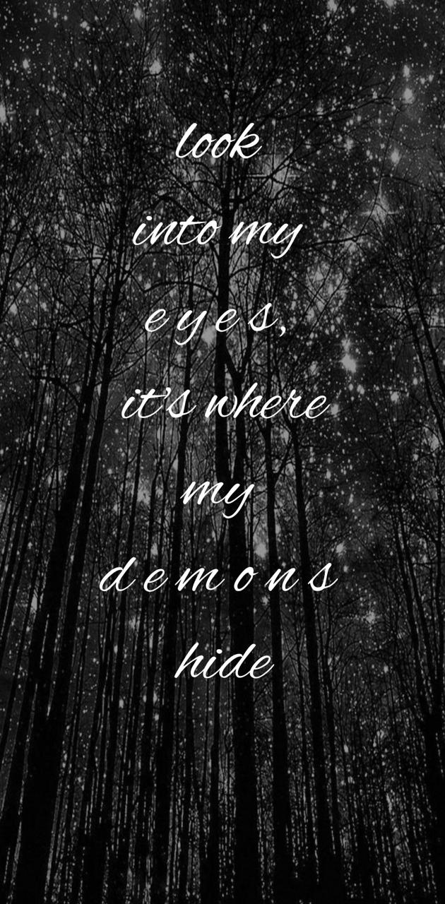 Demons hide wallpaper