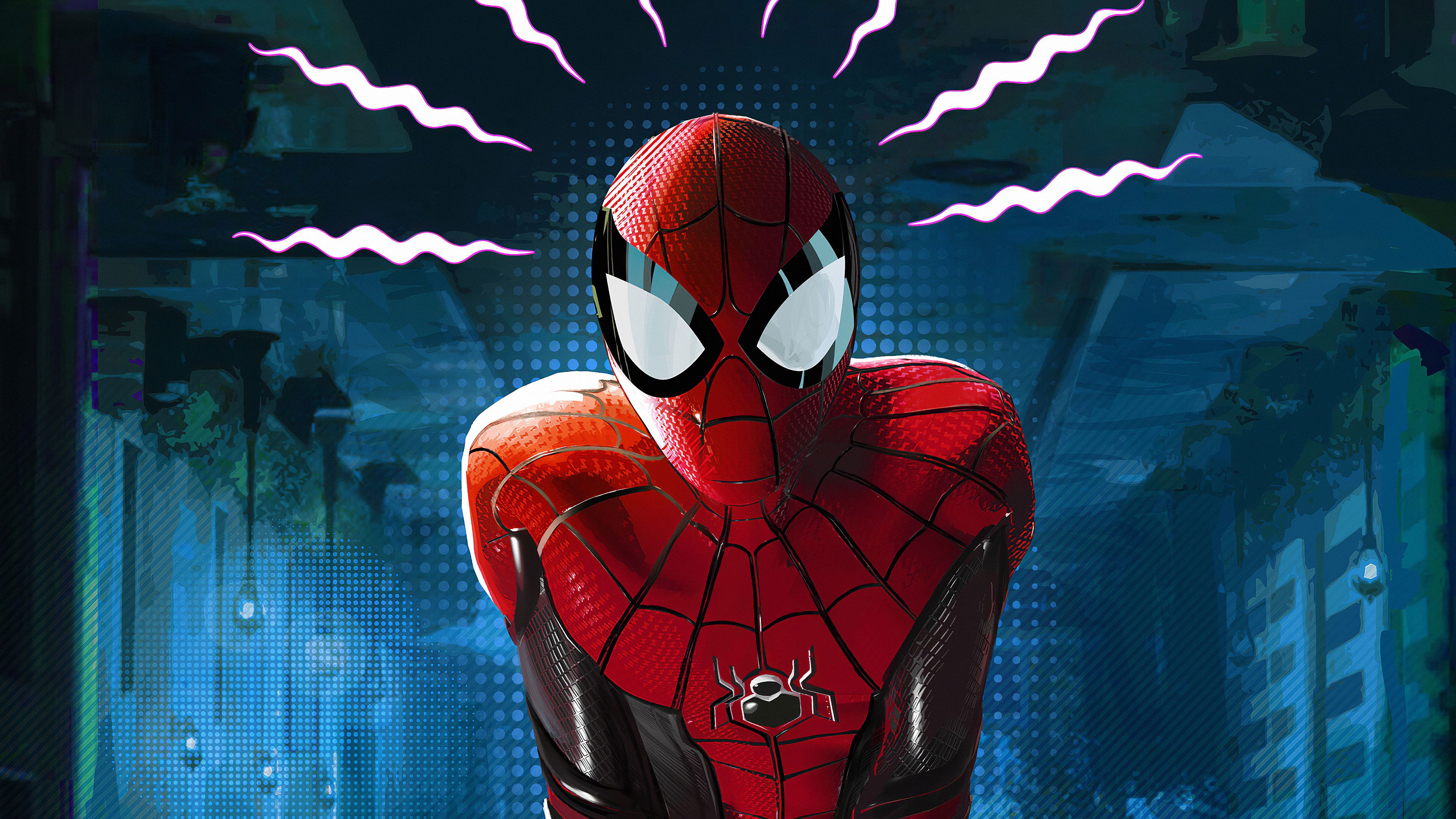 Spiderman Sense 4k Wallpaper