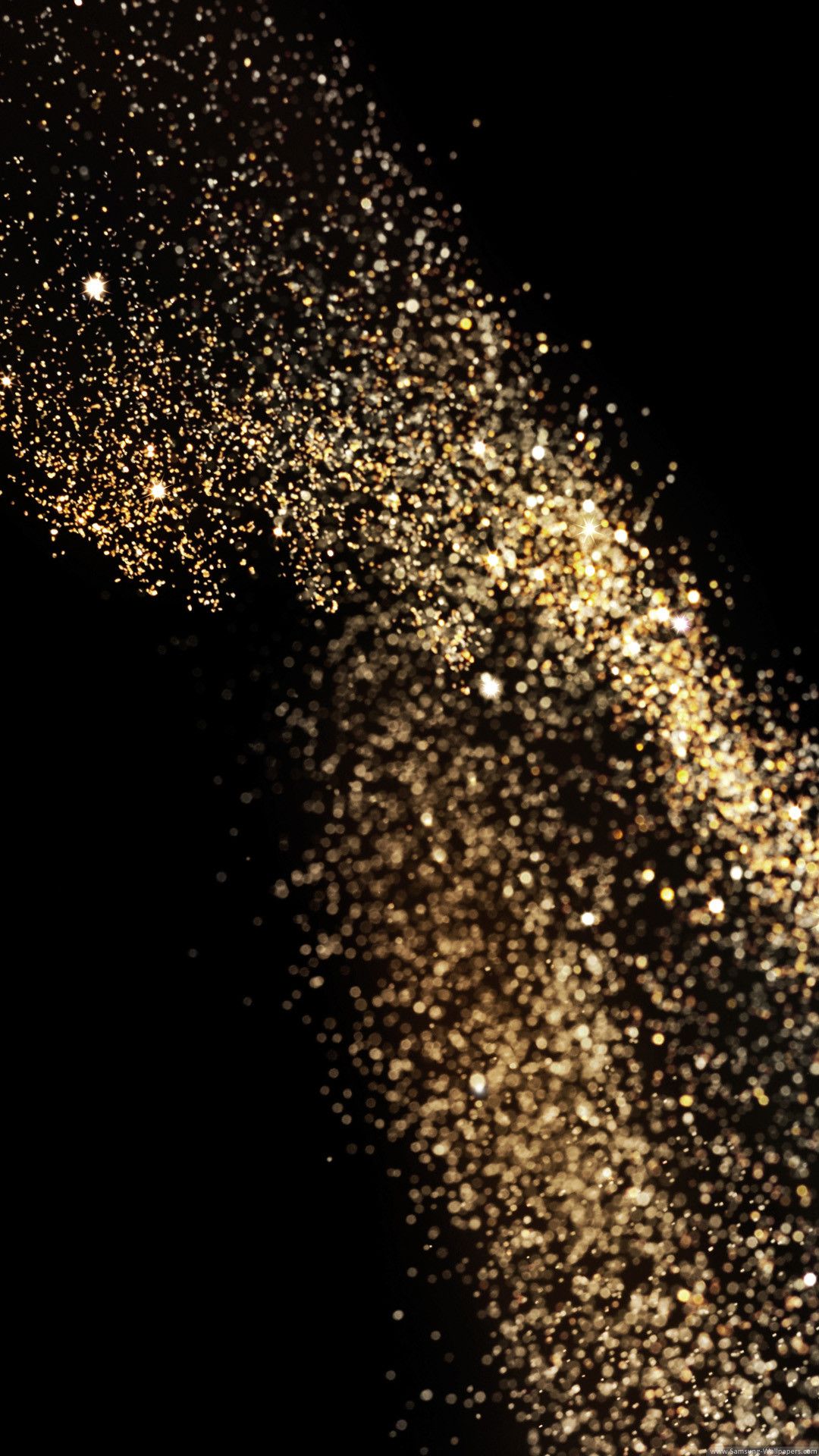 Gold Glitter iPhone Wallpaper