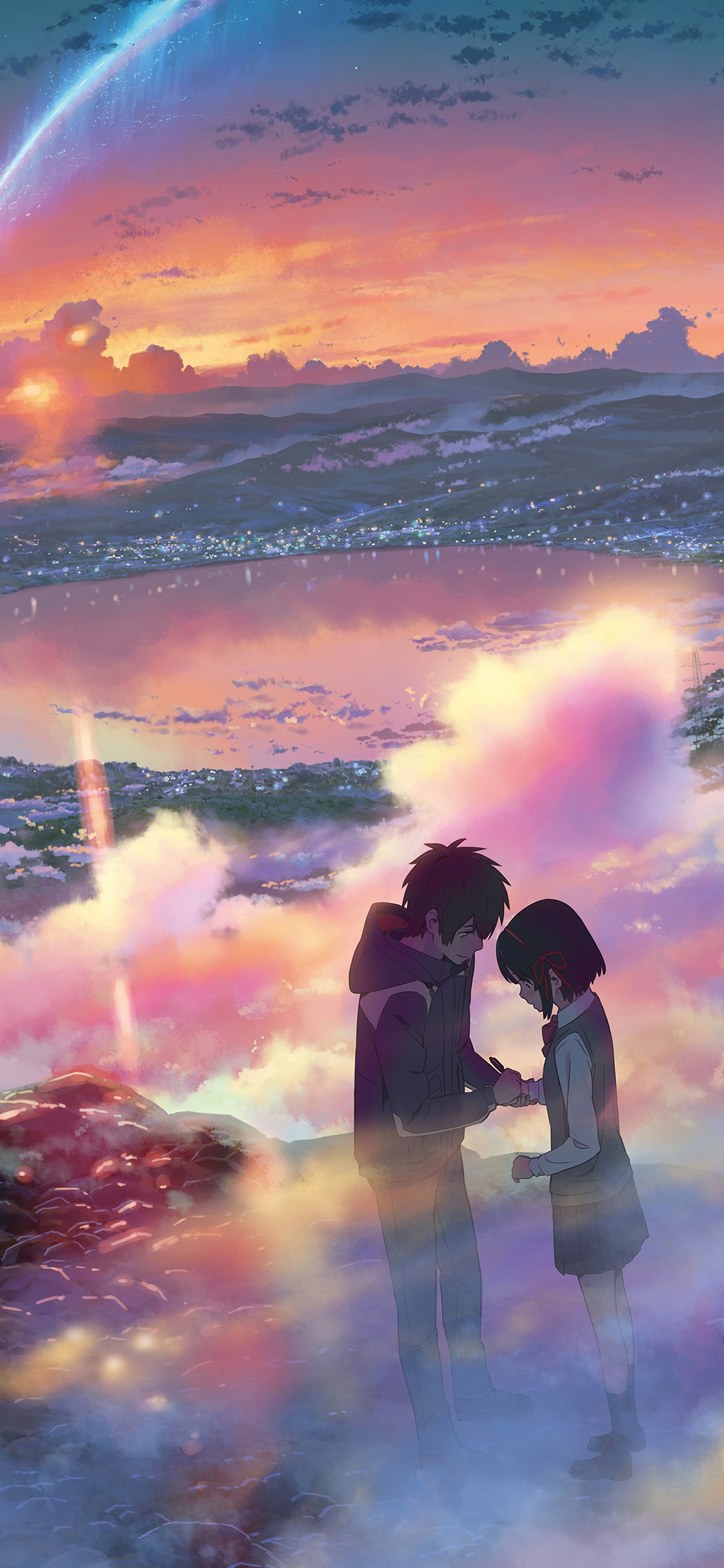 iPhone X wallpaper. yourname anime filme illustration art
