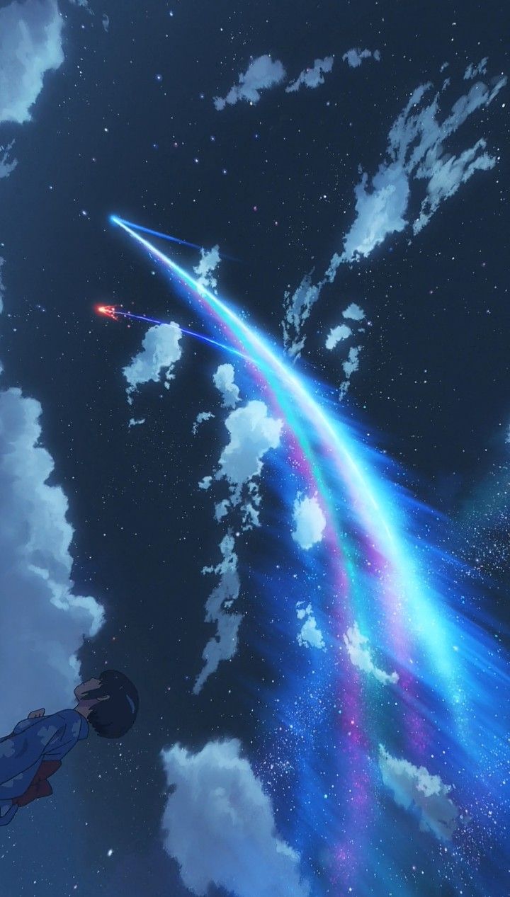 Kimi no na wa. Fondo de pantalla de anime iphone, Fondos de pantalla de drogas, Imagenes de paisajes animados