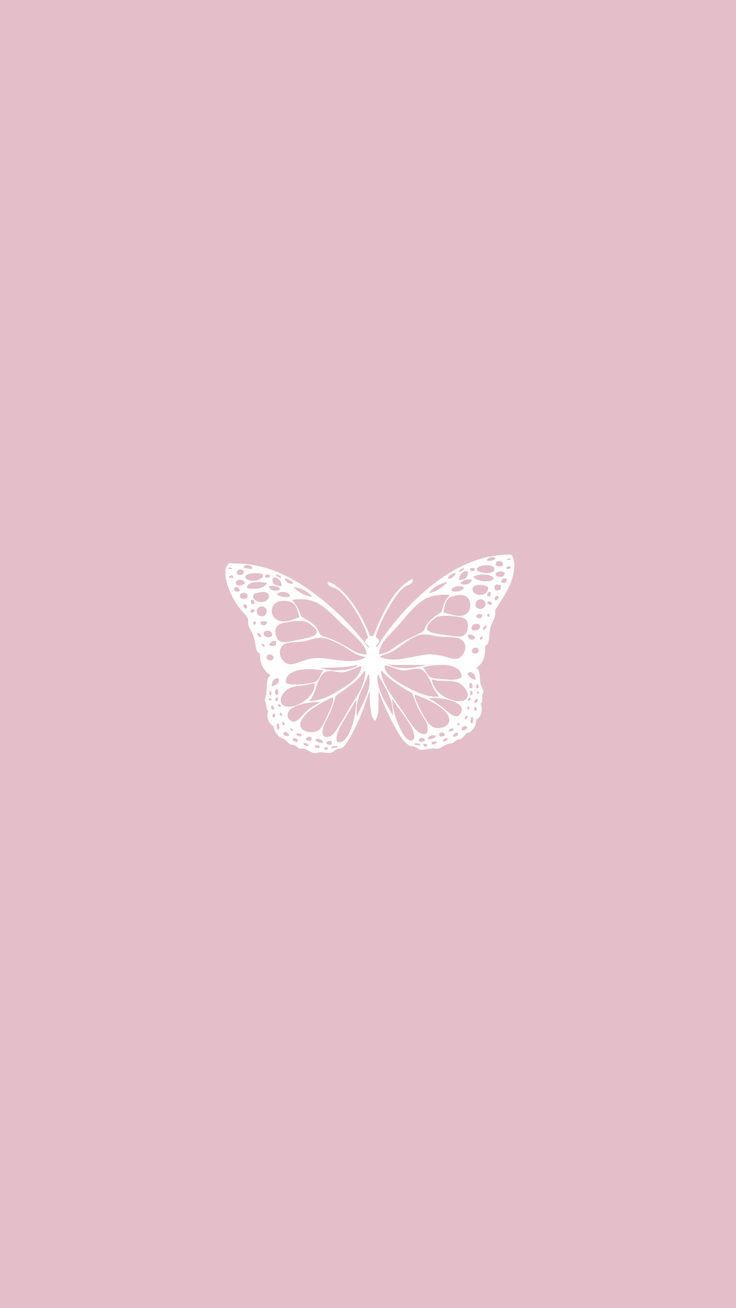 Pink Butterfly Aesthetic Wallpaper. Pink wallpaper background, Pink wallpaper anime, Baby pink wallpaper iphone