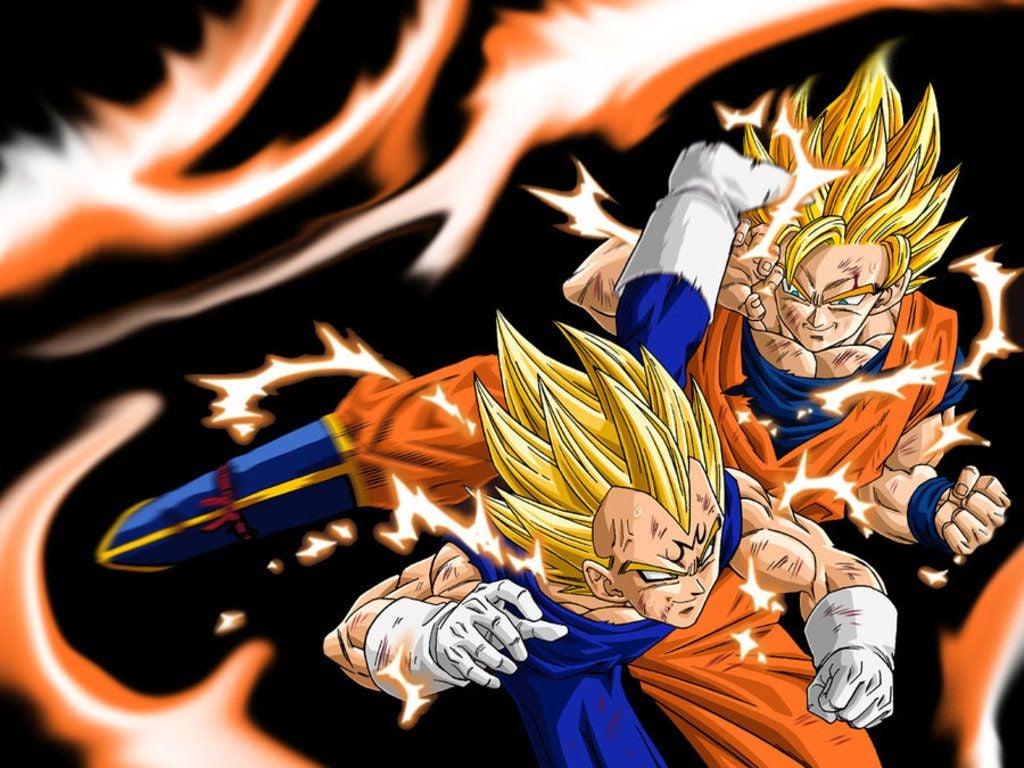 Goku vs Vegeta Wallpaper