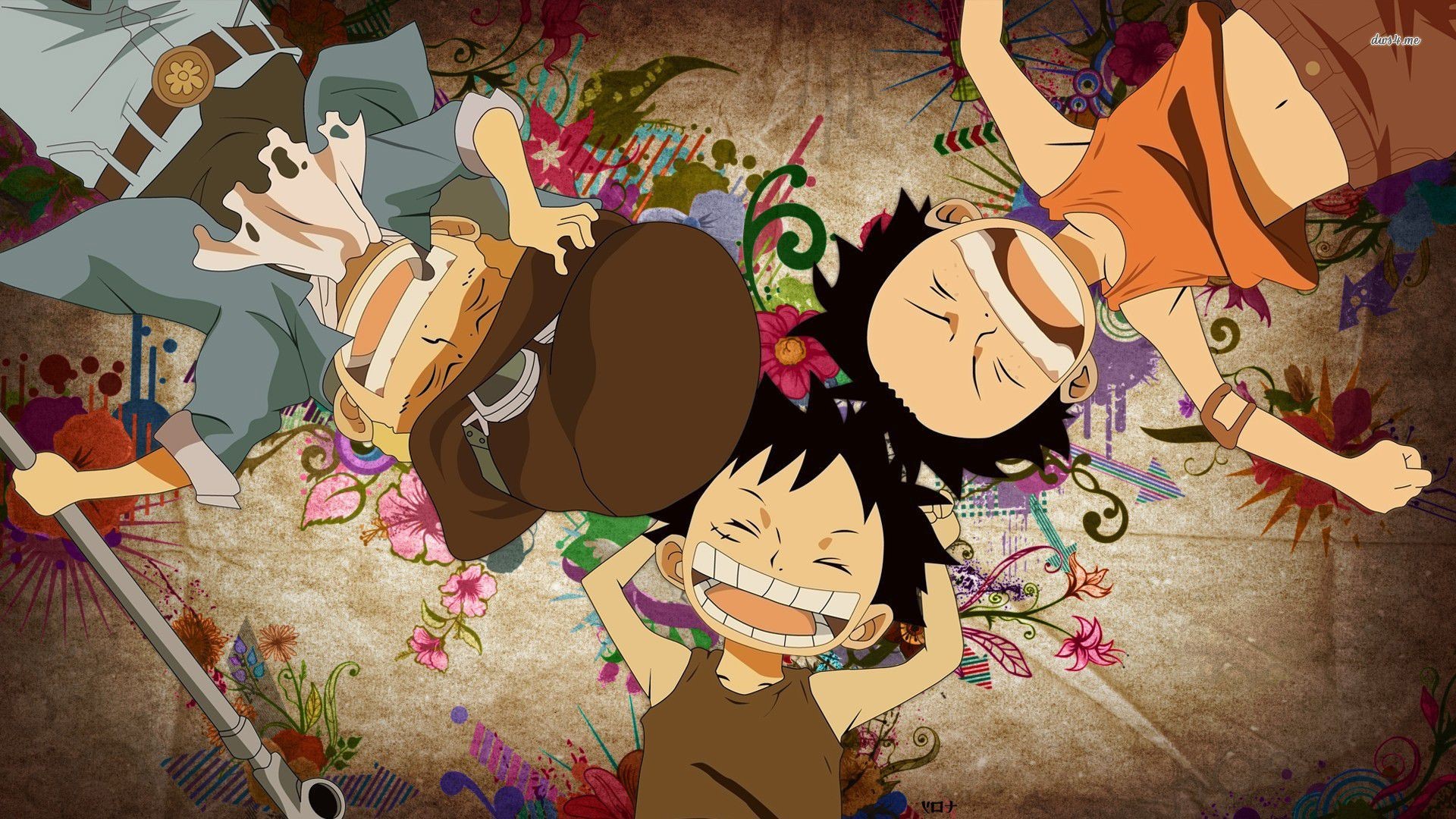 Monkey D. Luffy, Portgas D. Ace, One Piece, Sabo, KID LUFFY, anime boys, anime men, anime Gallery HD Wallpaper