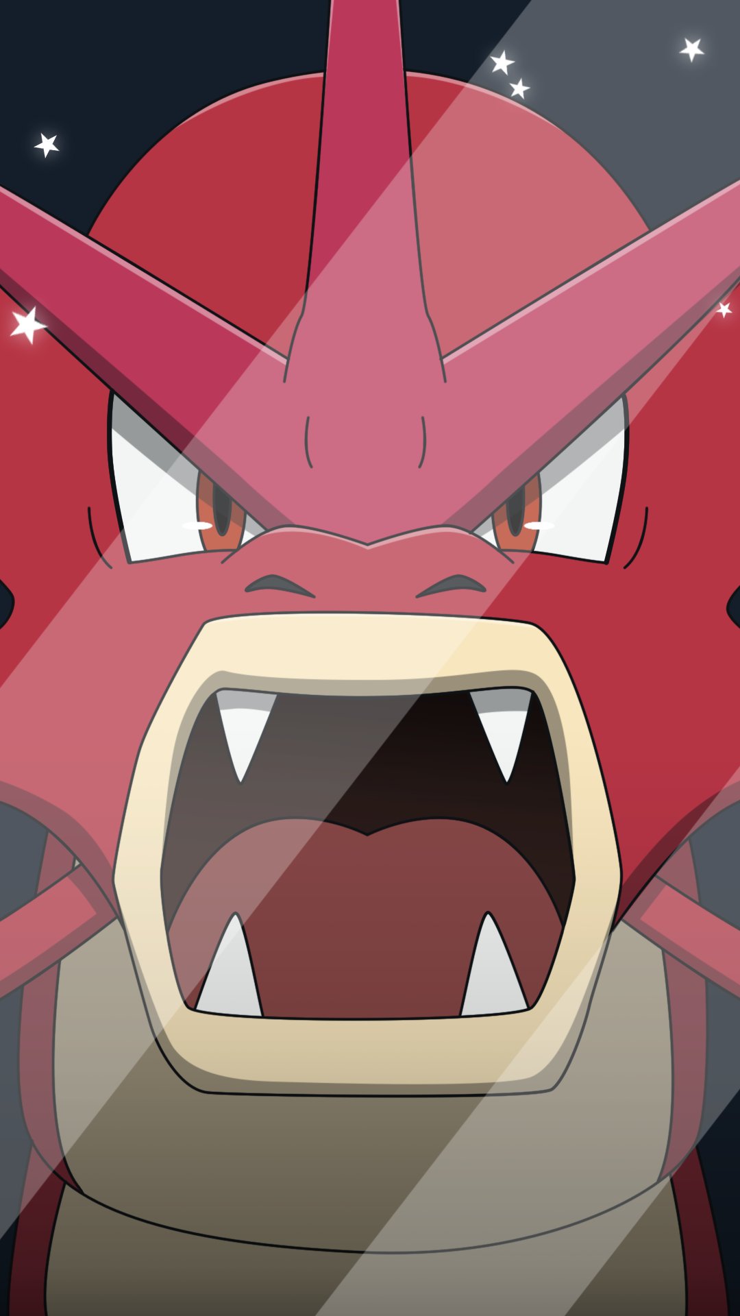 All0412 ✪ lóri Twitter: Pokémon Mobile Wallpaper: Gyarados #Fanart #Shiny #Kanto