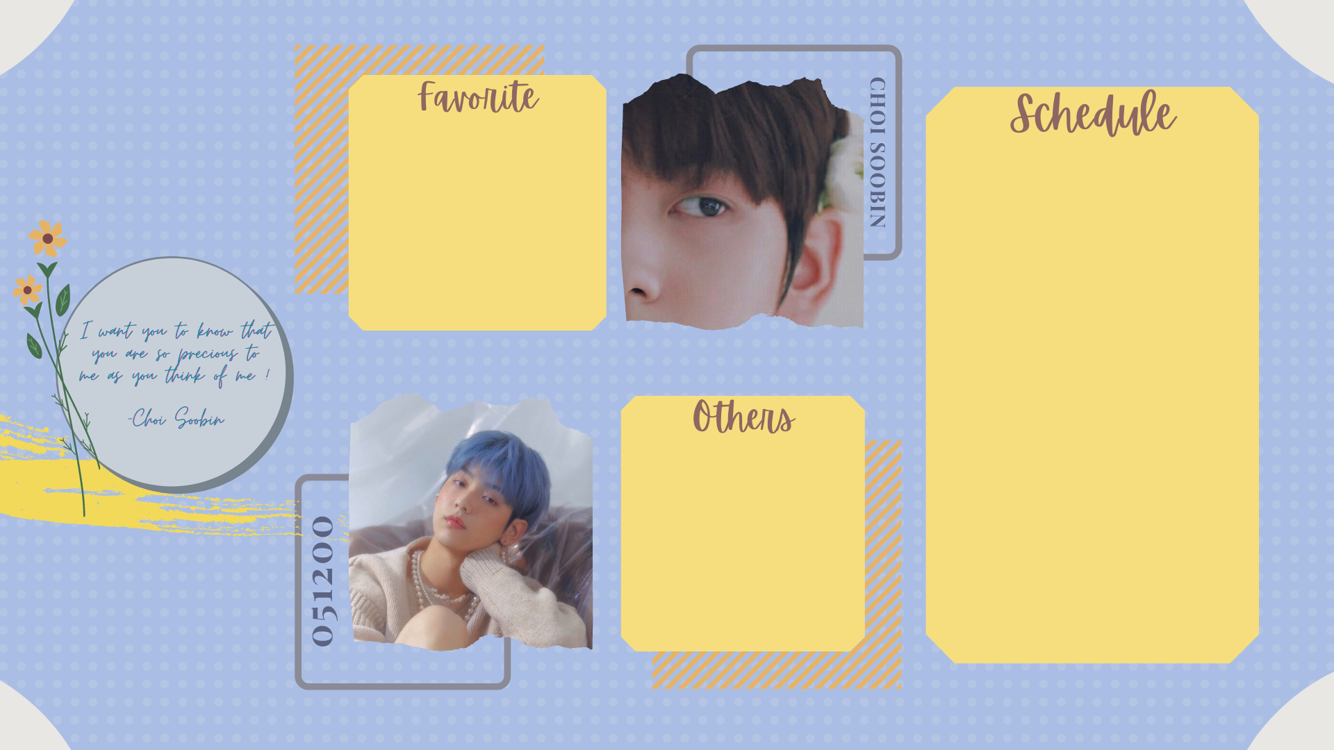 TXT Dekstop Wallpaper Organizer [Choi Soobin]. Aesthetic Desktop Wallpaper, Laptop Wallpaper Desktop Wallpaper, Photo Collage