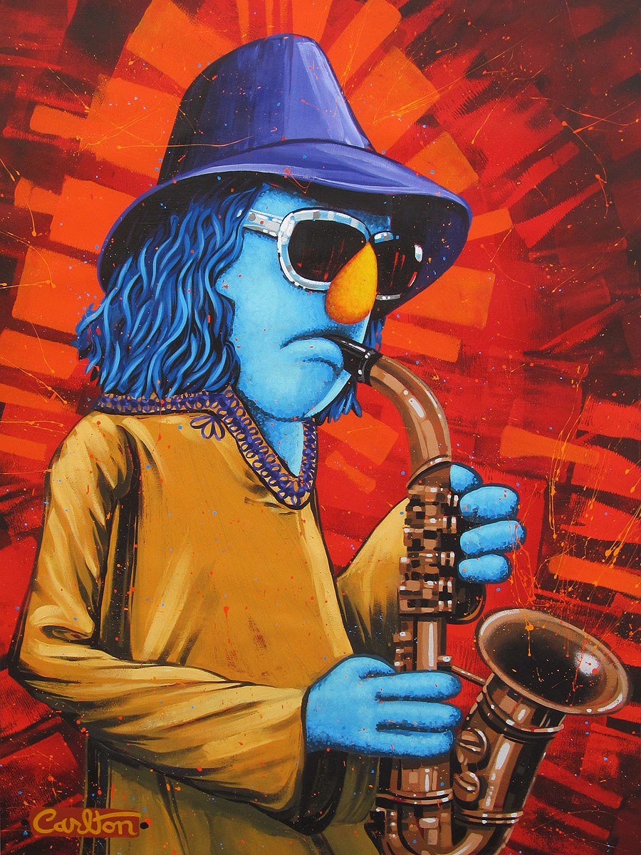 Trevor Carlton Zoot the Sax The Muppets Hand