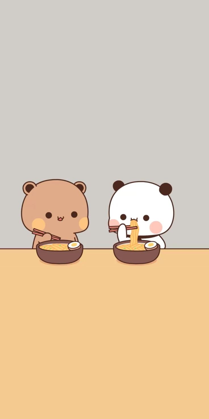 Bear Panda Eating