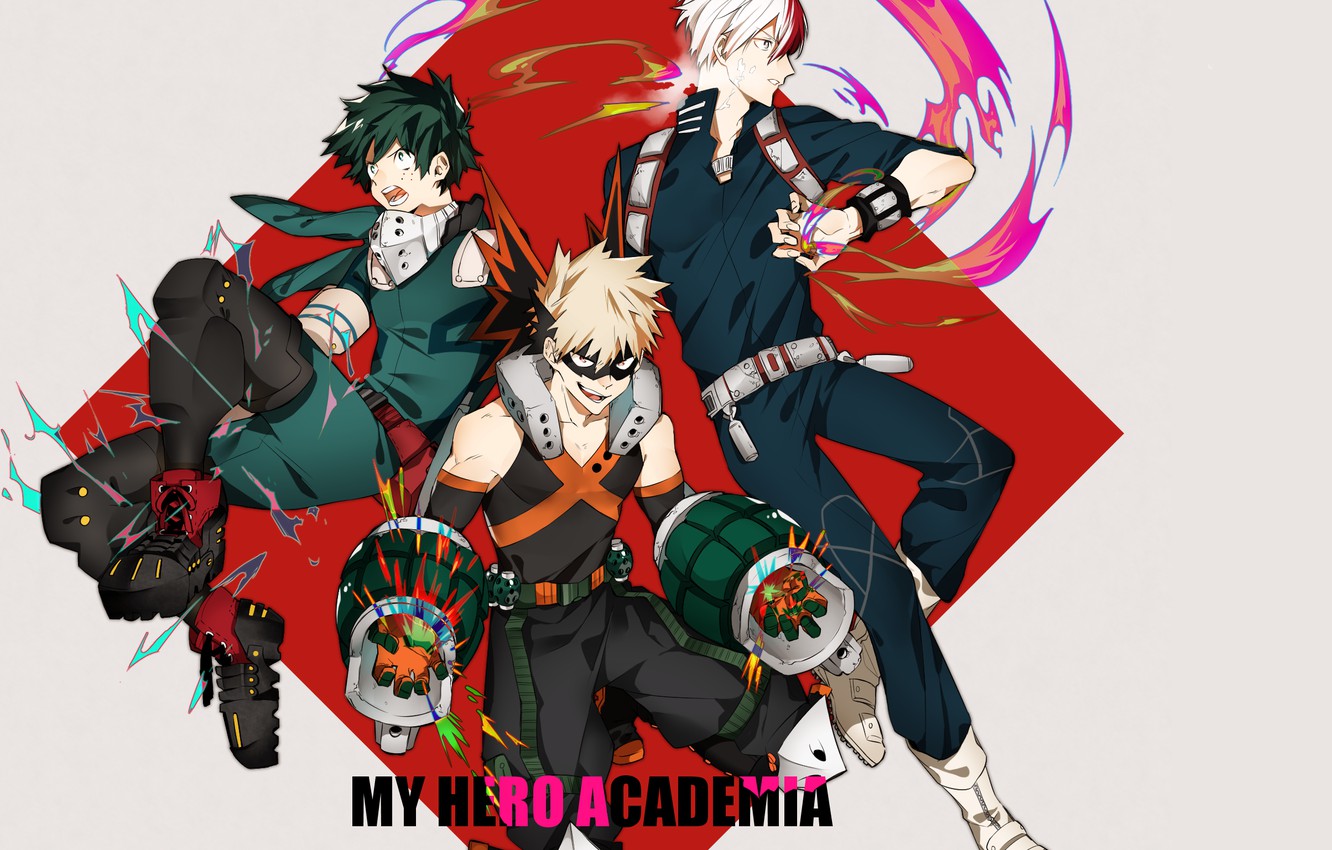 Mha Trio Wallpapers Wallpaper Cave 