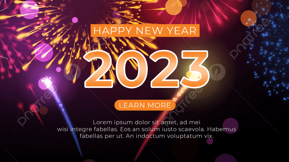 2023 New Year Fireworks Download on Pngtree