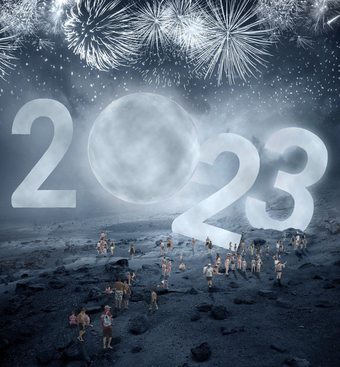 New Year 2023 Moon