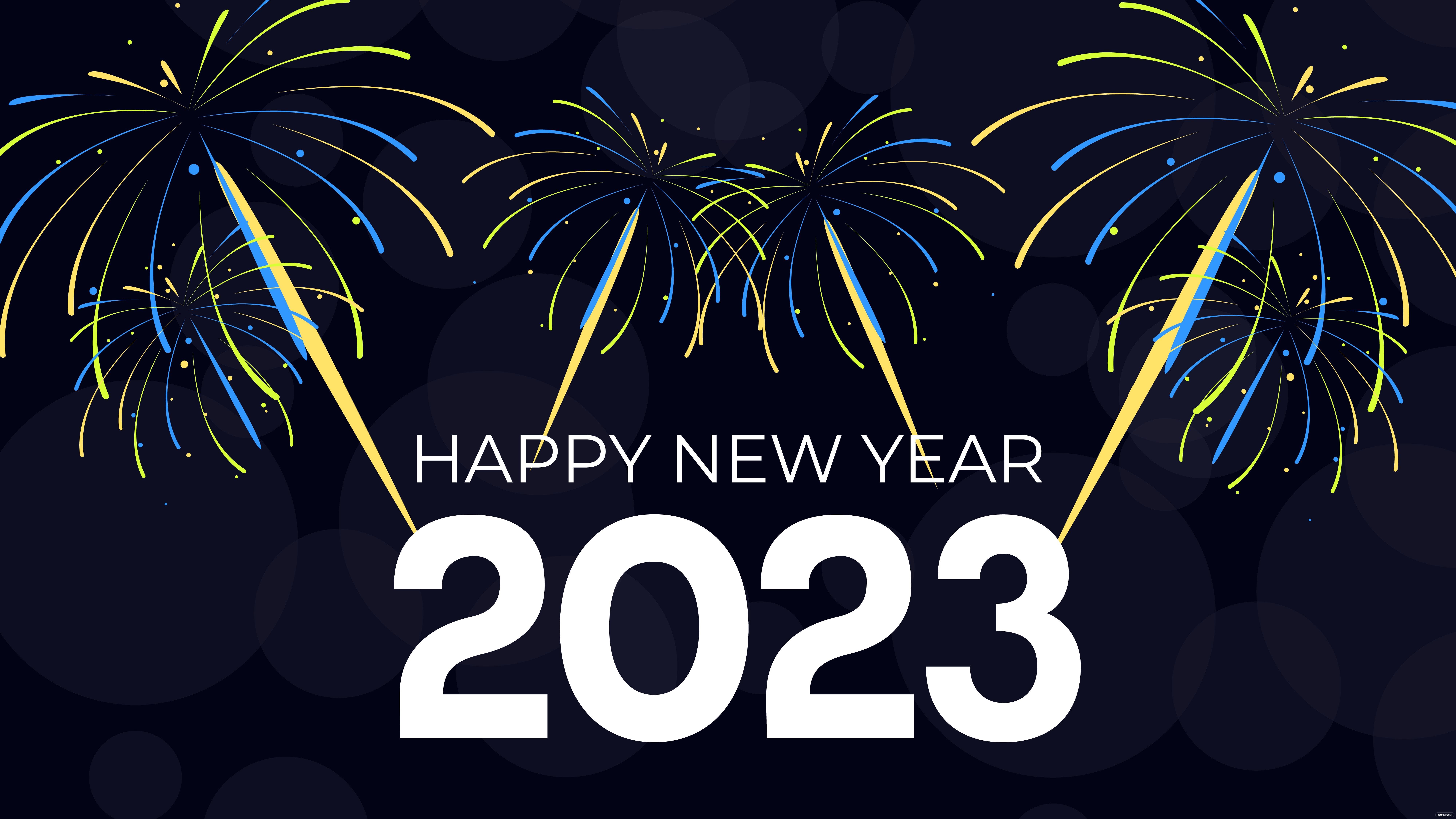 New Year's Day Banner Background, Illustrator, JPEG, PSD, PNG, PDF, SVG