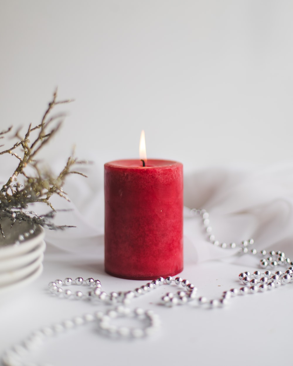 Red Candle Picture. Download Free Image