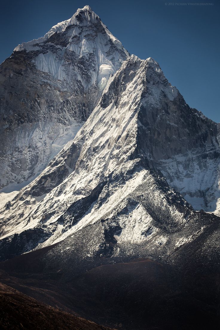 West Face of Ama Dablam. Mountains, Wallpaper space, Phone wallpaper