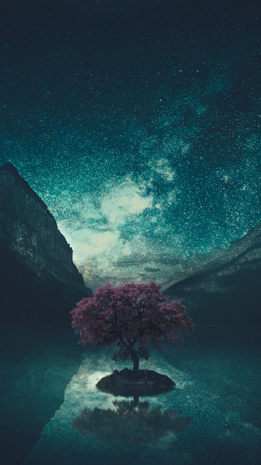 Tree And Stars IPhone Wallpaper Wallpaper, iPhone Wallpaper
