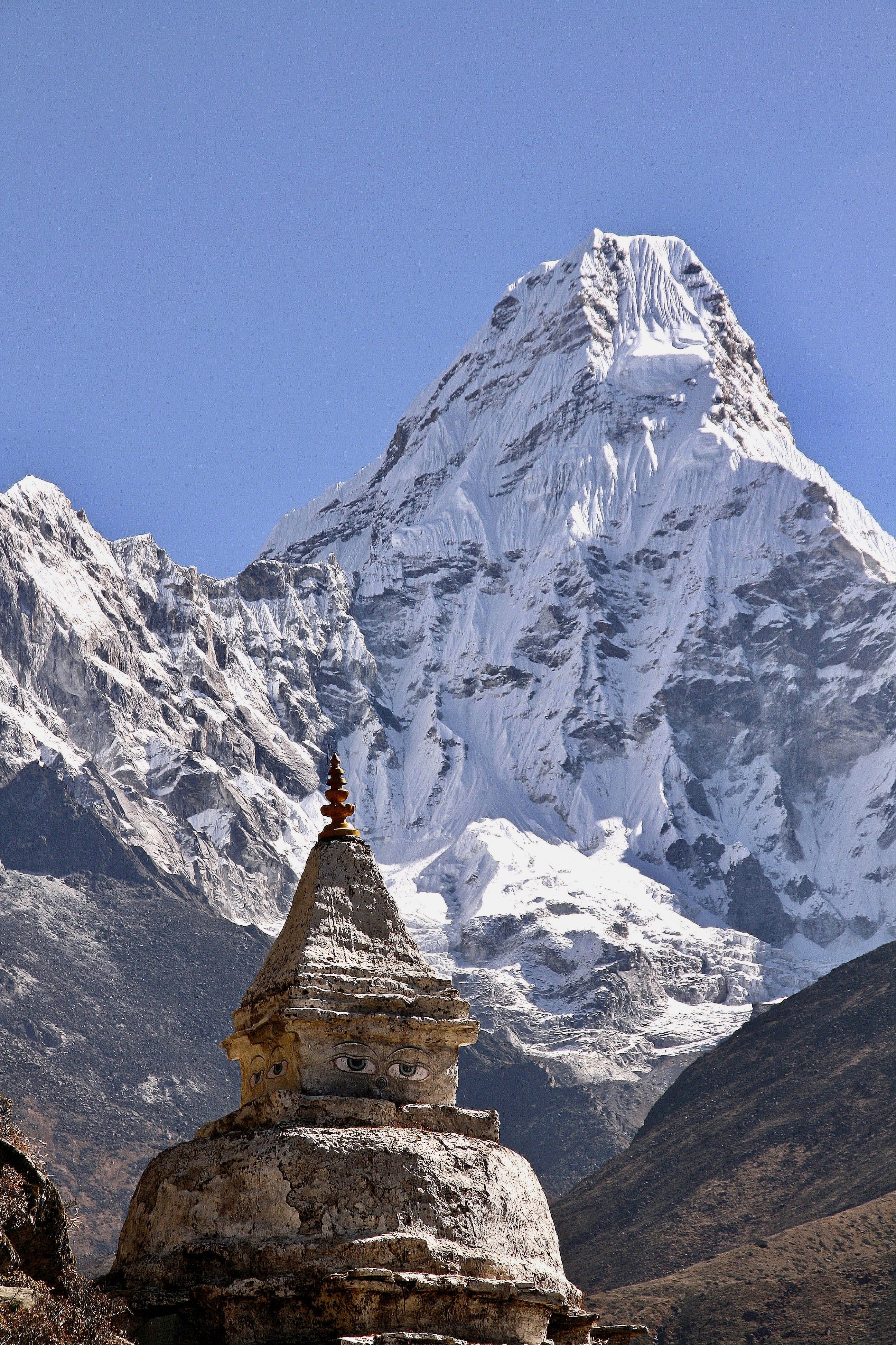 Mountain Kingdoms to Chris Holland for this superb image of Ama Dablam taken in the Everest region of Nepal final monthly winner in our 2021 Travel Photo