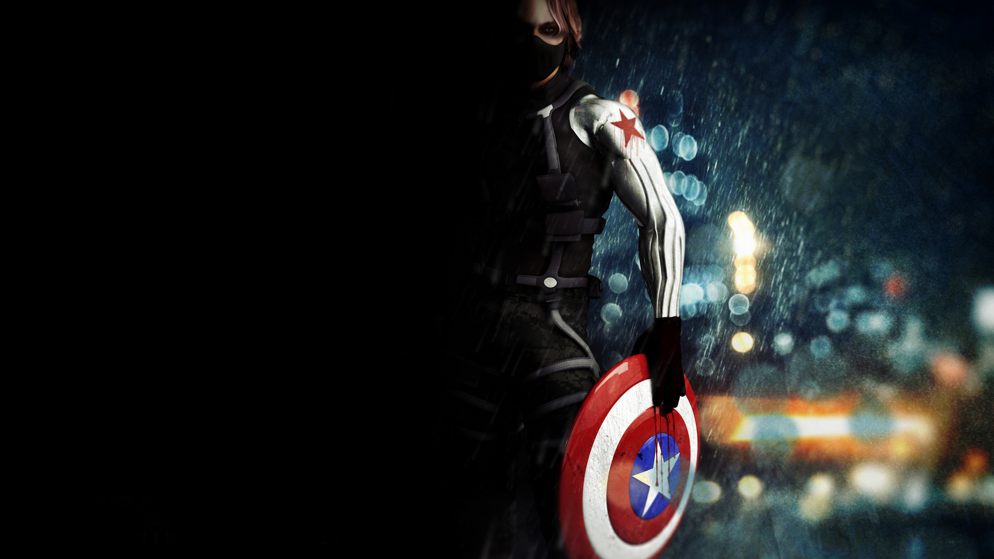 Wallpaper 4k Bucky Barnes The Winter Solider Artwork 5k Wallpaper