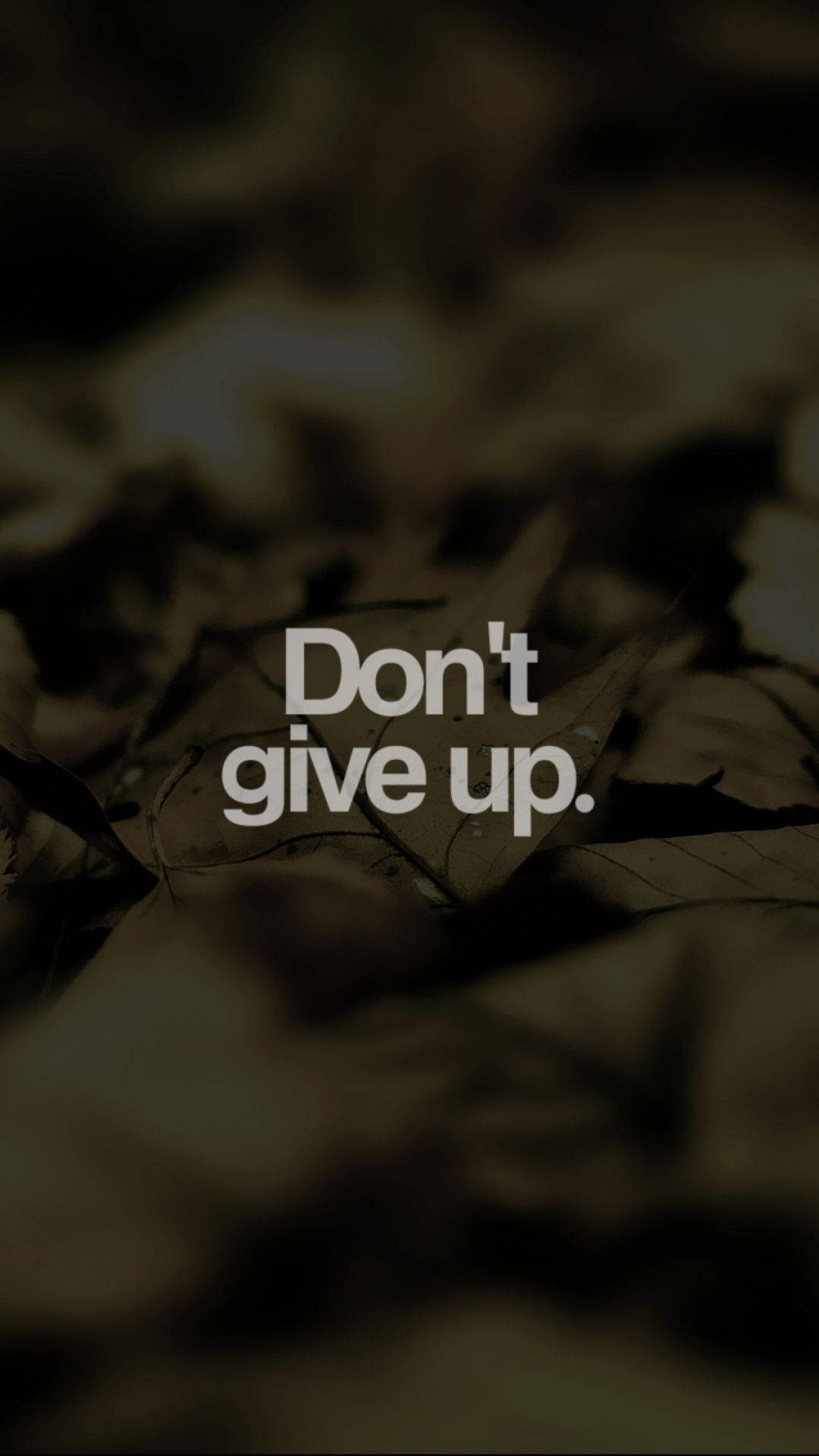 Download Don't Give Up Motivational iPhone Wallpaper