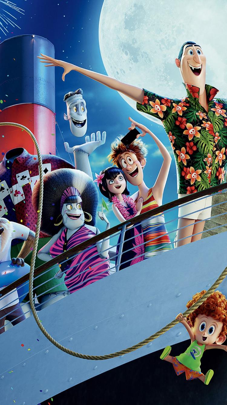 Download wallpaper: Hotel Transylvania 3 Poster 750x1334