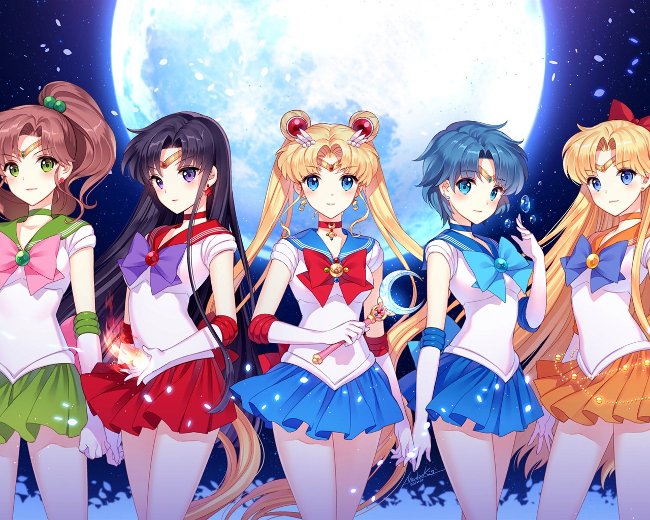 Sailor Moon Anime HD Desktop Wallpaper 02