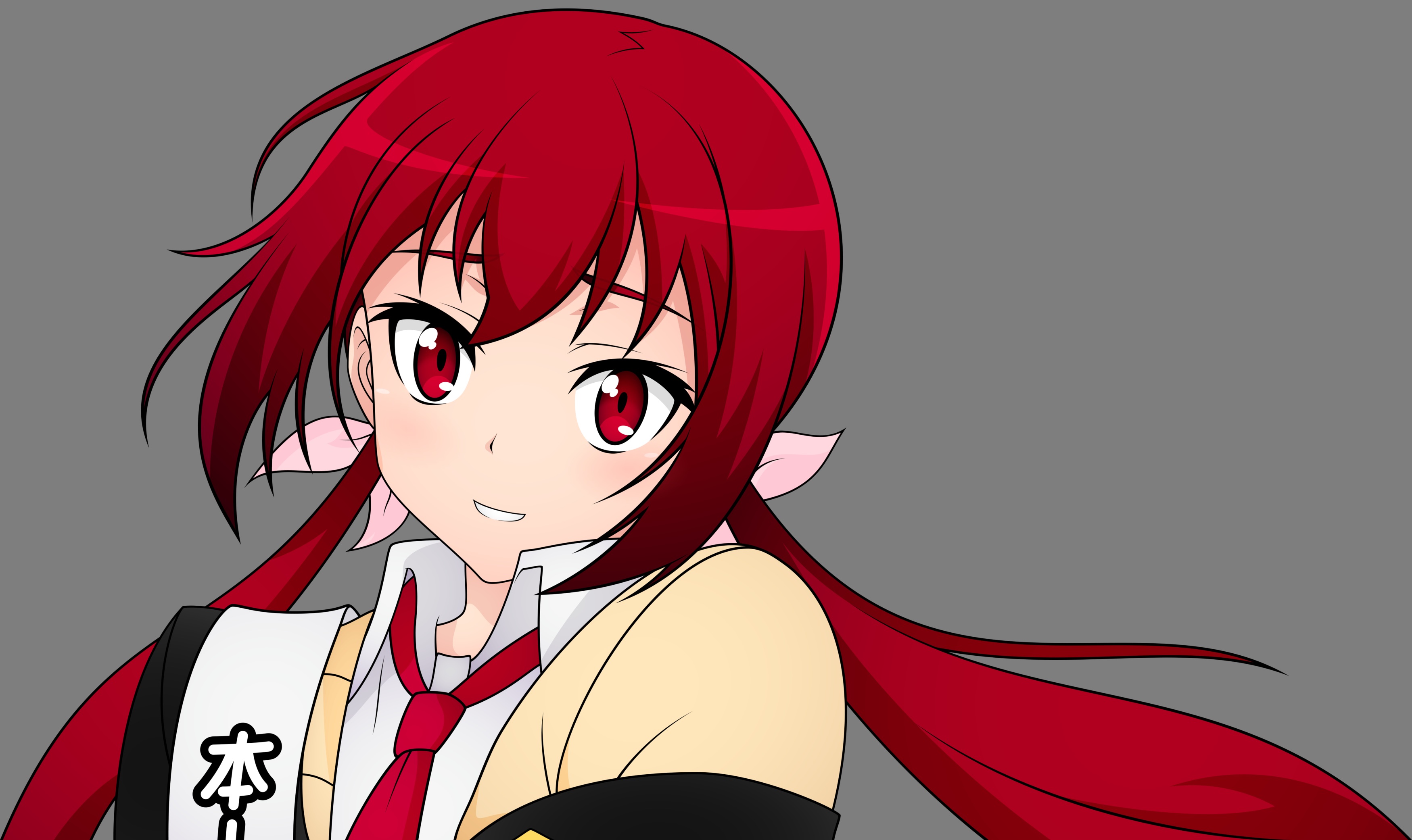 joukamachi no dandelion long hair red eyes red hair sakurada akane tie transparent twintails vector. konachan.com.com Anime Wallpaper