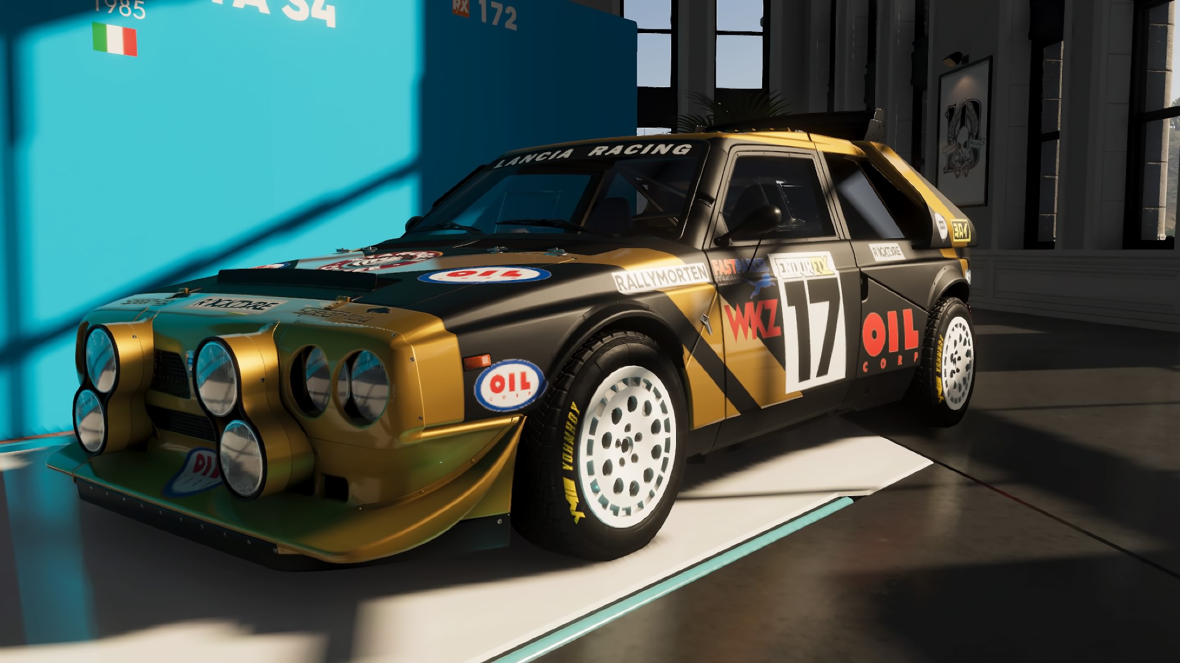 Lancia Delta s4 Rally car