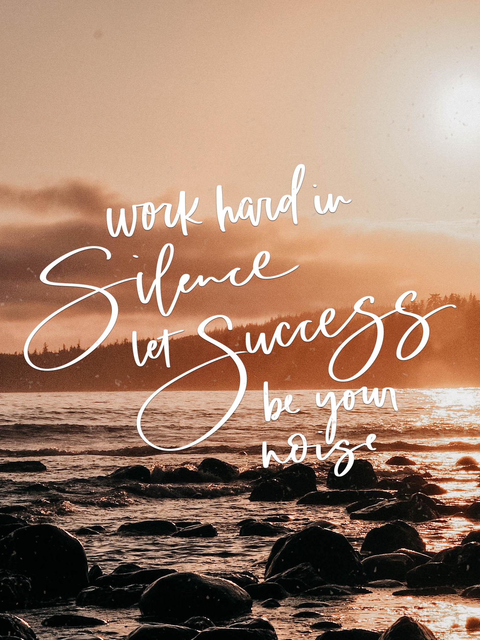 Hand lettered free Tech Wallpaper